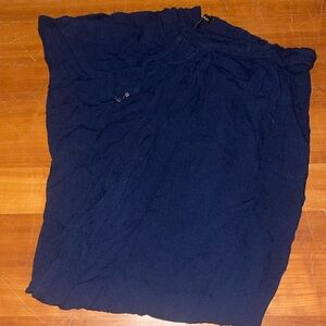 Navy blue, Banana Republic gauzy wide leg pants, size medium